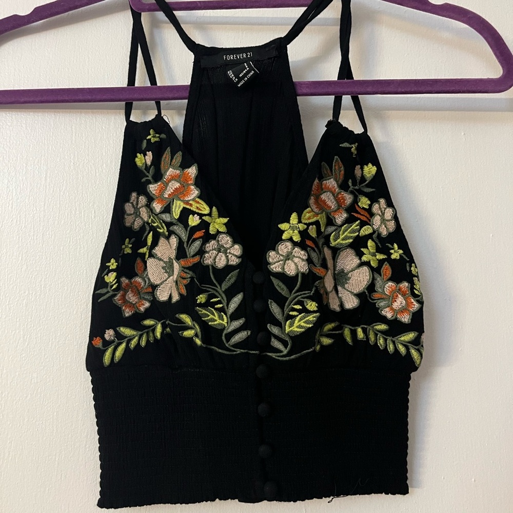 Forever 21 Shirt with embroidery